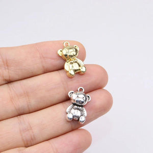 20pcs 15*12mm Zinc Alloy Animal Charms for DIY Jewelry