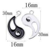 Tai Chi Style Pendants Set for DIY Jewelry Making - 20 Pieces