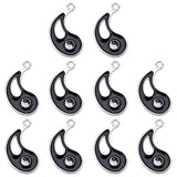 Tai Chi Style Pendants Set for DIY Jewelry Making - 20 Pieces
