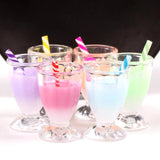 10pcs Resin Drink Charms Pendant Jewelry Making Large Cup Necklace Earring