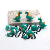 10pcs 3D Dinosaur Resin Charms Funny Animal Pendants