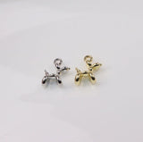 20pcs Mini Dog Charms Pendant DIY Jewelry 2 Colors