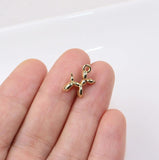 20pcs Mini Dog Charms Pendant DIY Jewelry 2 Colors