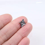 5pcs Stainless Steel High Bee Charms Pendant DIY Women Accessory