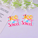 10pcs Rainbow Pen Arcylic Charms for Earring DIY Jewelry Making