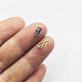 20pcs Mini Leaf Charms Pendant Jewelry DIY Necklace Bracelet Earrings