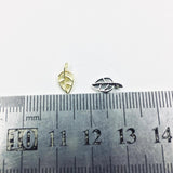 20pcs Mini Leaf Charms Pendant Jewelry DIY Necklace Bracelet Earrings
