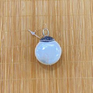32mm Shell Pearl Necklace Pendant - DIY Jewelry Accessory