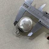 32mm Shell Pearl Necklace Pendant - DIY Jewelry Accessory