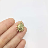 20pcs 15mm Sun Gold/Silver Plated Alloy Charms Pendant DIY Necklace