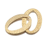 10Pcs Raw Brass Hammered Charms Resin Frame Bezel Mold DIY Jewelry Making