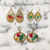 10Pcs Raw Brass Hammered Charms Resin Frame Bezel Mold DIY Jewelry Making