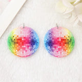 8Pcs Rainbow Eyes Charms Roller Skating Eyeball Pendant Diy Making