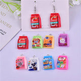 20pcs Dog Cat Food Charms Earring DIY Jewelry Access.