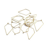 Raw Brass French Earring Hooks for Jewelry Making