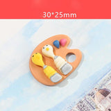 10pcs Pigment Palette Resin Pendant Charms DIY Craft Findings C957