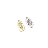 20pcs 10*18mm Flower Daisy Zinc Alloy DIY Charms Pendant
