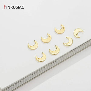 Mini Moon Charms for Jewellery Making, Moon Pendant DIY Accessories