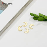 Mini Moon Charms for Jewellery Making, Moon Pendant DIY Accessories