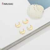 Mini Moon Charms for Jewellery Making, Moon Pendant DIY Accessories