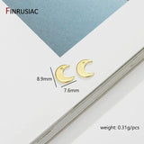 Mini Moon Charms for Jewellery Making, Moon Pendant DIY Accessories