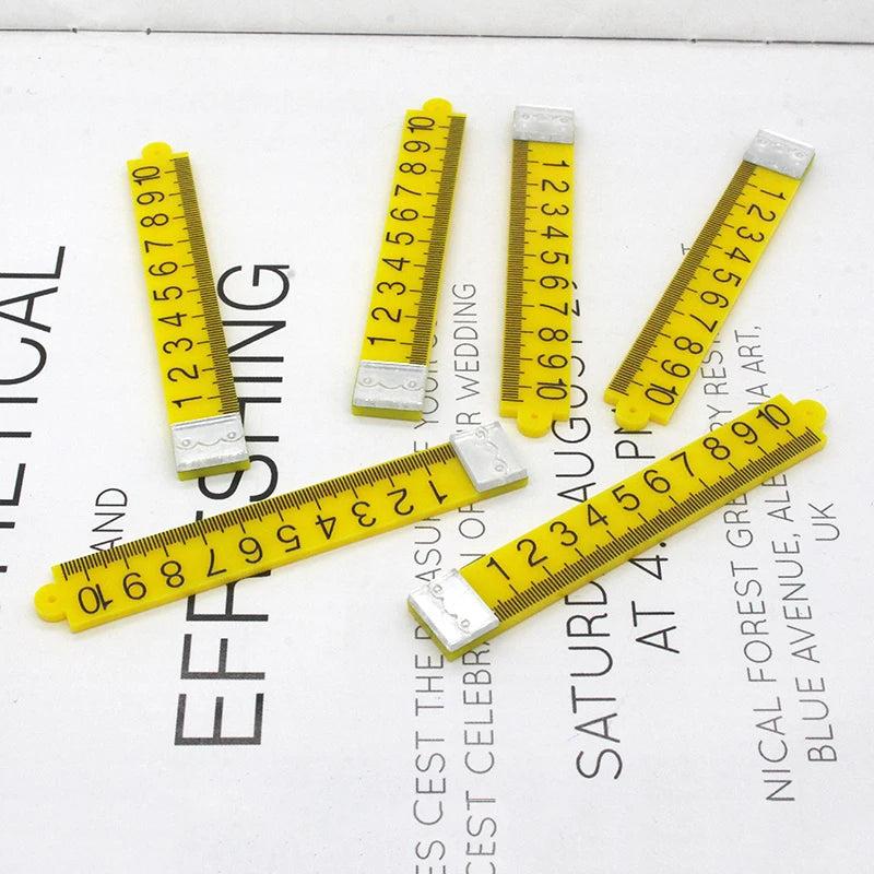 10pcs Mini Long Ruler Acrylic Earring Charms Keychain DIY Jewelry Make