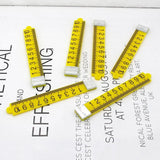 10pcs Mini Long Ruler Acrylic Earring Charms Keychain DIY Jewelry Make
