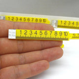 10pcs Mini Long Ruler Acrylic Earring Charms Keychain DIY Jewelry Make