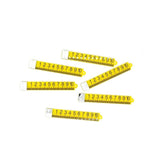 10pcs Mini Long Ruler Acrylic Earring Charms Keychain DIY Jewelry Make