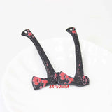 10Pcs/Lot Bloody Scissors Dagger Resin Halloween Charms Pendant