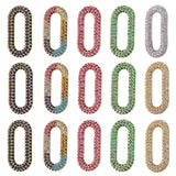 Micro Pave Zircon Love Heart Charms For Jewelry Making