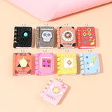 10Pcs European Book Skull Skeleton Star Charms For Jewelry Making