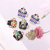 10x Cat Alloy Charms Cartoon Animal Pendant for DIY Jewelry Making