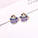 10x Cat Alloy Charms Cartoon Animal Pendant for DIY Jewelry Making