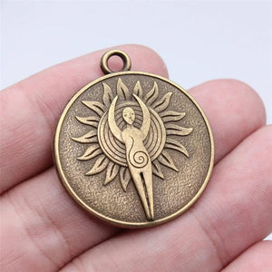 5pcs 30x35mm Fertility Goddess Charms Pendant DIY Jewelry Craft Findings