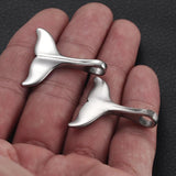 316L Stainless Steel Fishtail Hook Charms for Jewelry DIY
