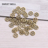 200pcs Mini Gear Pendant Antique Bronze Steampunk Charms DIY Jewelry Making