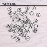 200pcs Mini Gear Pendant Antique Bronze Steampunk Charms DIY Jewelry Making