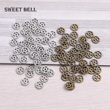 200pcs Mini Gear Pendant Antique Bronze Steampunk Charms DIY Jewelry Making