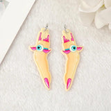 10 Pcs Halloween Eyeball Ice Cream Finger Charms Acrylic Findings Jewelry DIY