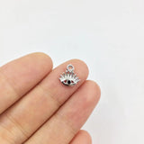 20pcs 10mm Mini Eye Rhinestone Charms Pendant DIY Jewelry