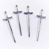 12pcs 86x24mm Sword Charms Pendant Tibetan Silver Tone Findings