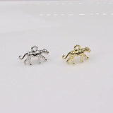 20pcs 20*10mm Leopard Zinc Alloy Jewelry Charms Pendant for Women Girls