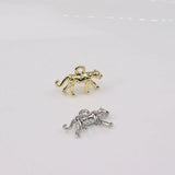 20pcs 20*10mm Leopard Zinc Alloy Jewelry Charms Pendant for Women Girls