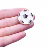 20Pcs Basketball Sports Soccer Pendant Handmaking Earring Necklace Charms
