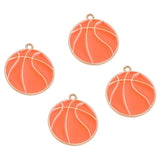 20Pcs Basketball Sports Soccer Pendant Handmaking Earring Necklace Charms