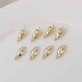 Copper Plated 3D Mini OK Gesture Palm Charms Pendants 2PCS