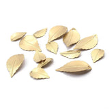 Raw Brass Tree Leaf Charms Pendant Jewelry Making