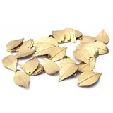 Raw Brass Tree Leaf Charms Pendant Jewelry Making