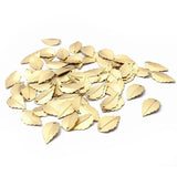 Raw Brass Tree Leaf Charms Pendant Jewelry Making